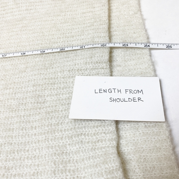 Vero Moda cowl neck pullover‎ sweater new NWT XS birch ivory oversized boxy - Picture 8 of 12